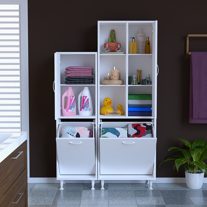 Mis Urla Yenice Banyo Dolabı Mutfak Dolabı Oyuncak Dolabı Çok Amaçlı Dolap 97 x 165 cm