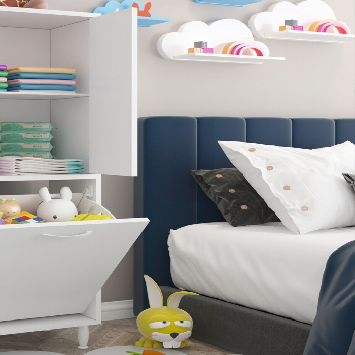 Inci 55x165x30 Cm Mutfak Dolabı Oyuncak Dolabı Banyo Dolabı Çok Amaçlı Dolap Ard-133