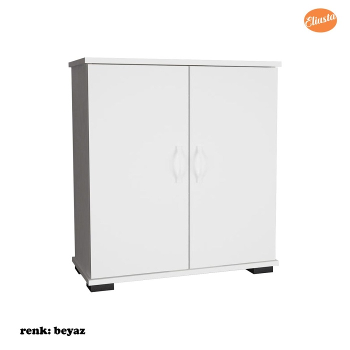 ARD-112 70 x76x 32 cm Ayakkabılık Antre Ayakkabılık Çok Amaçlı Dolap Ayakkabı Dolabı-BEYAZ