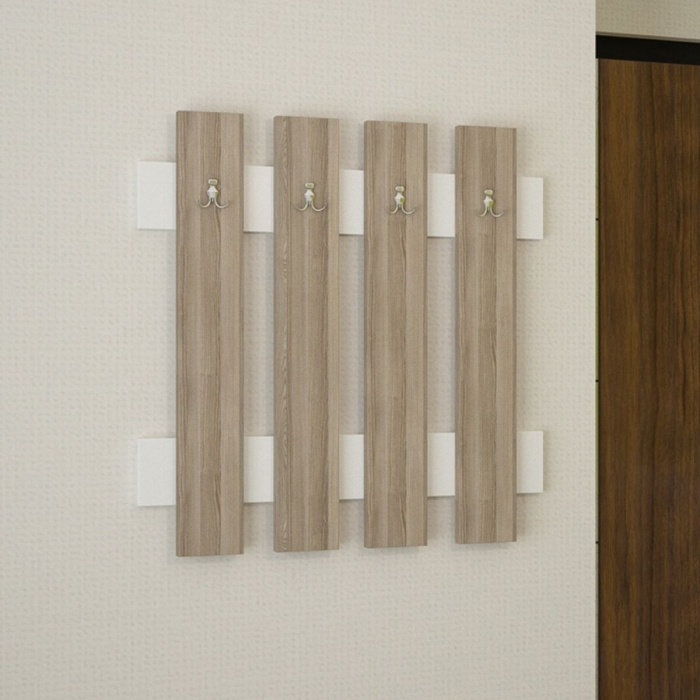 MODİLAYN 70 x 70 x 4 cm Duvar Askılığı Portmanto Antre Askılığı