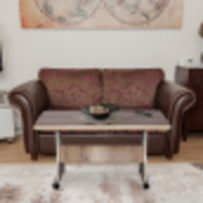 Eliusta Tekerlekli Mdf Masa %100 Mdf Orta Sehpa Salon Masa Sehpa