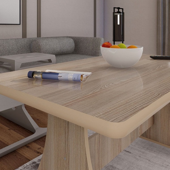 ELİUSTA TEKERLEKLİ MDF MASA MUTFAK MASASI