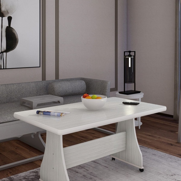 ELİUSTA TEKERLEKLİ MDF COCUK ODASI MASASI