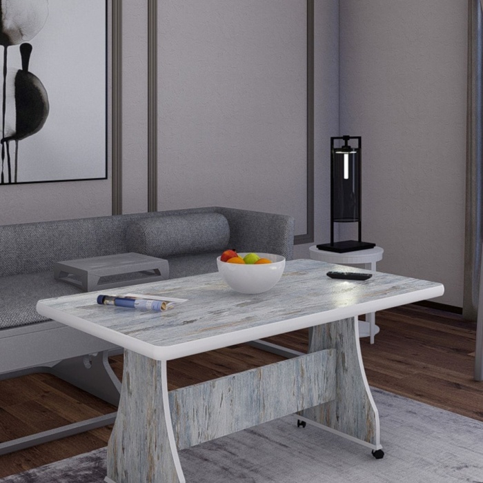 ELİUSTA TEKERLEKLİ MDF COCUK ODASI MASASI