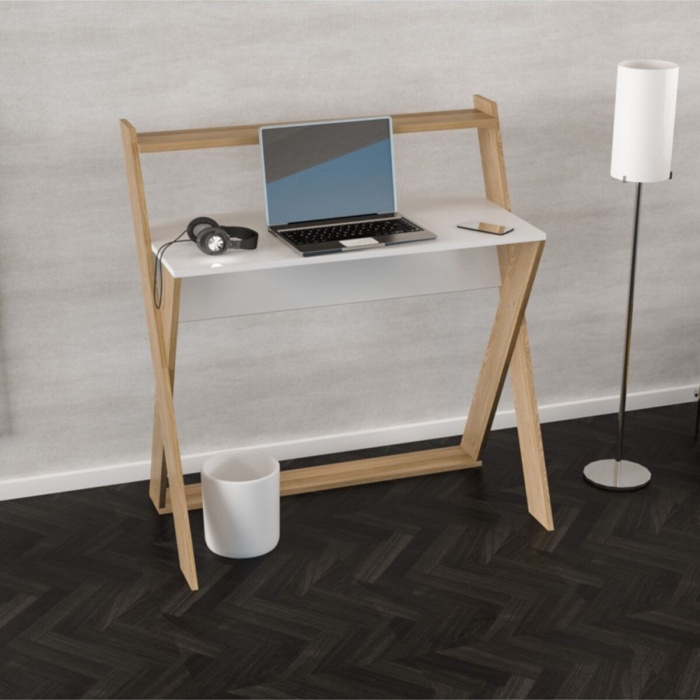 Cordoba Beyaz X Bilgisayar Çalışma Masası Ard310