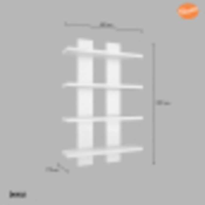 4 Lü Duvar Rafı Duvar Ünitesi