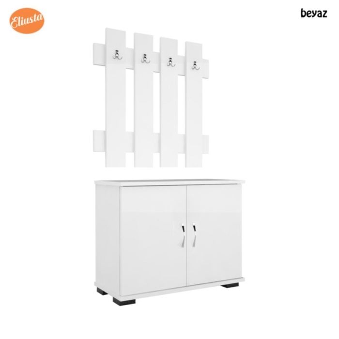 Portmanto Ayakkabılık Vestiyer Askılıklı Ayakkabılık Dolabı Ard-116