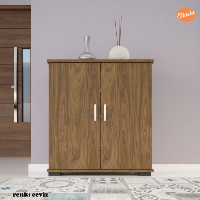 Ayakkabılık 2 Kapaklı Ayakkabı Dolabı Çok Amaçlı Dolap Mutfak Dolabı Ofis Dolabı