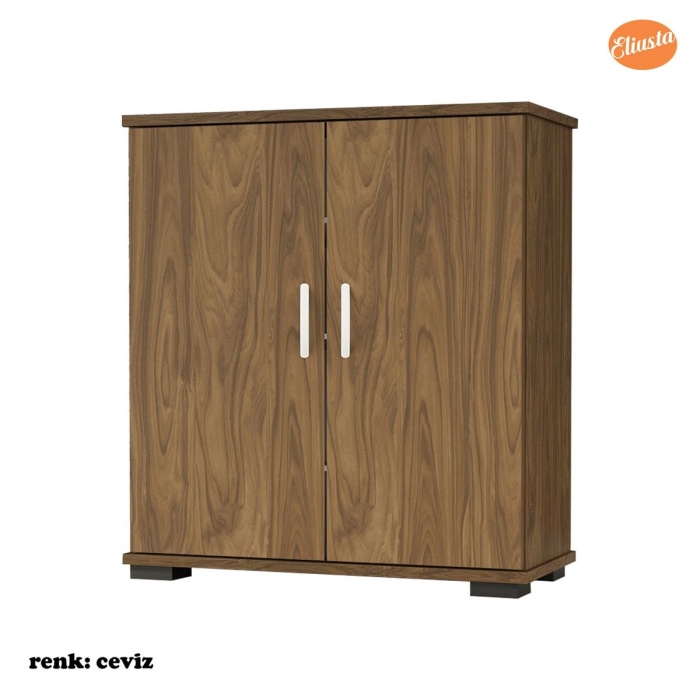 Ayakkabılık 2 Kapaklı Ayakkabı Dolabı Çok Amaçlı Dolap Mutfak Dolabı Ofis Dolabı