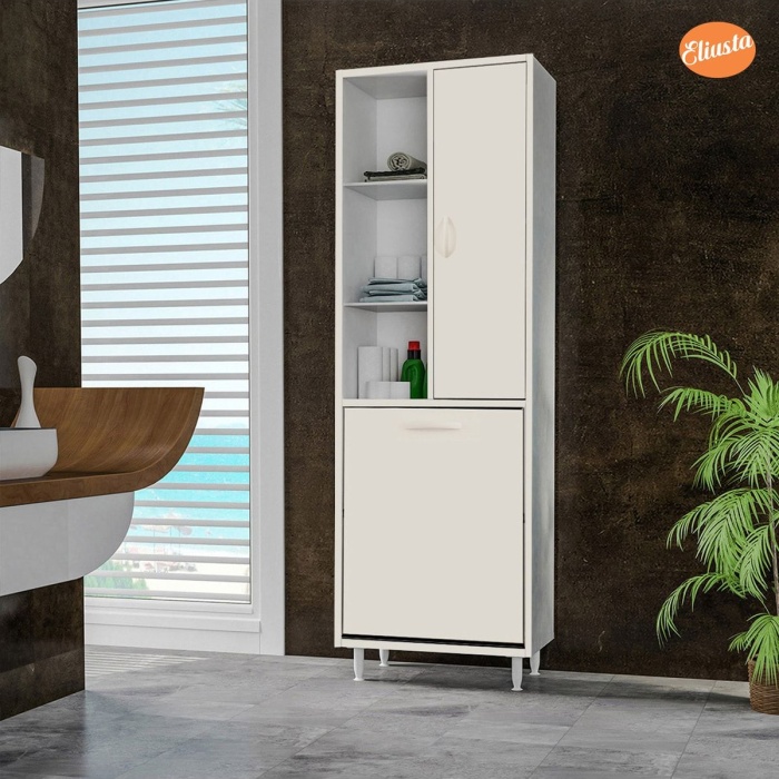 Sepetli Mutfak Dolabı Kirli Çamaşır Dolabı Sepetli Banyo Dolabı Oyuncak Dolabı