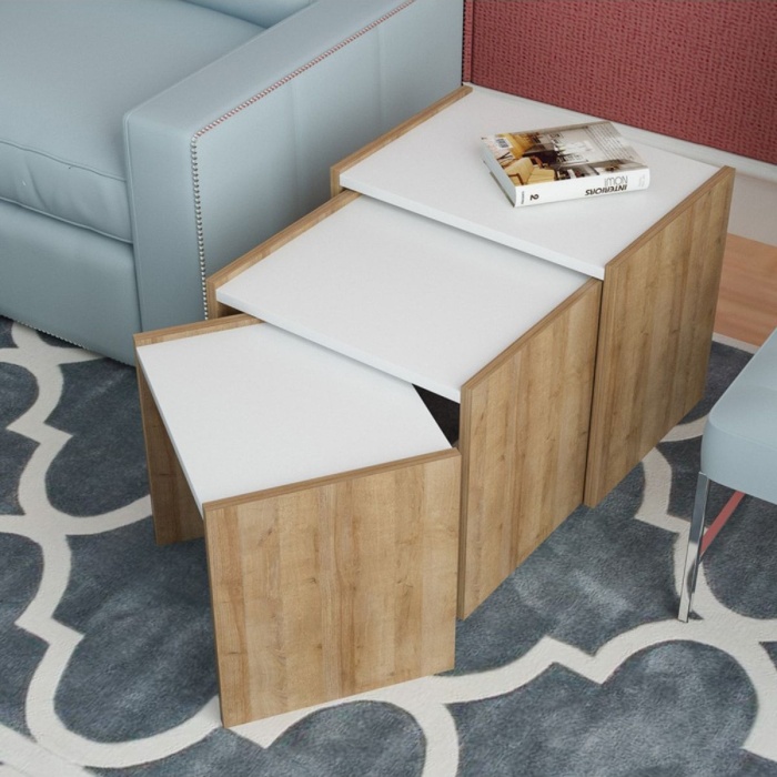 Zigon Sehpa 3 Lü Sehpa