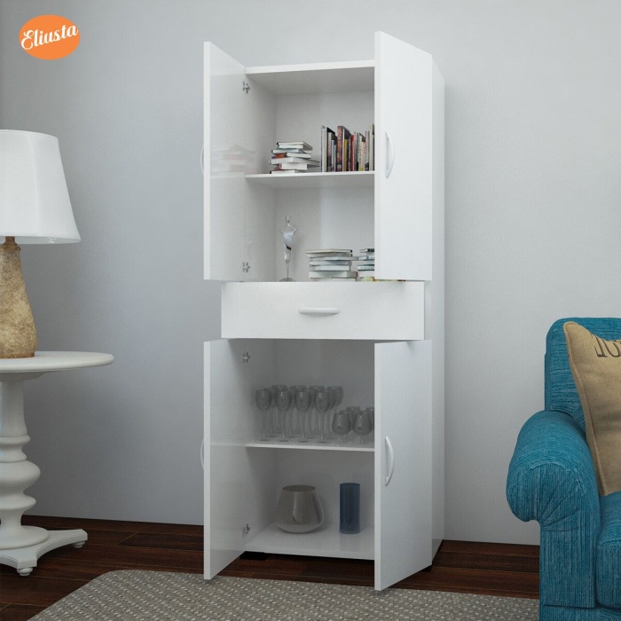 Banyo Dolabı Cok Amaclı Ofis Dolabı Mutfak Dolabı Cekmeceli Raflı Dolap