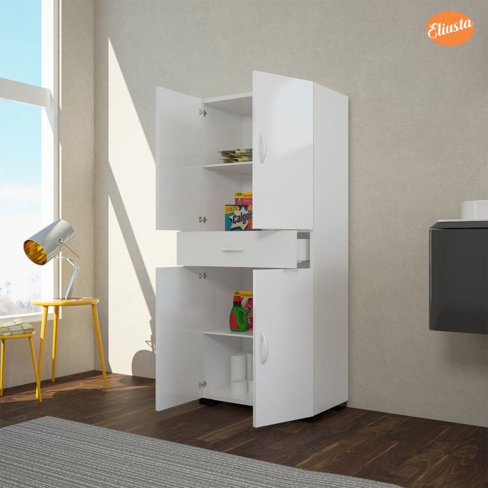 Banyo Dolabı Cok Amaclı Ofis Dolabı Mutfak Dolabı Cekmeceli Raflı Dolap