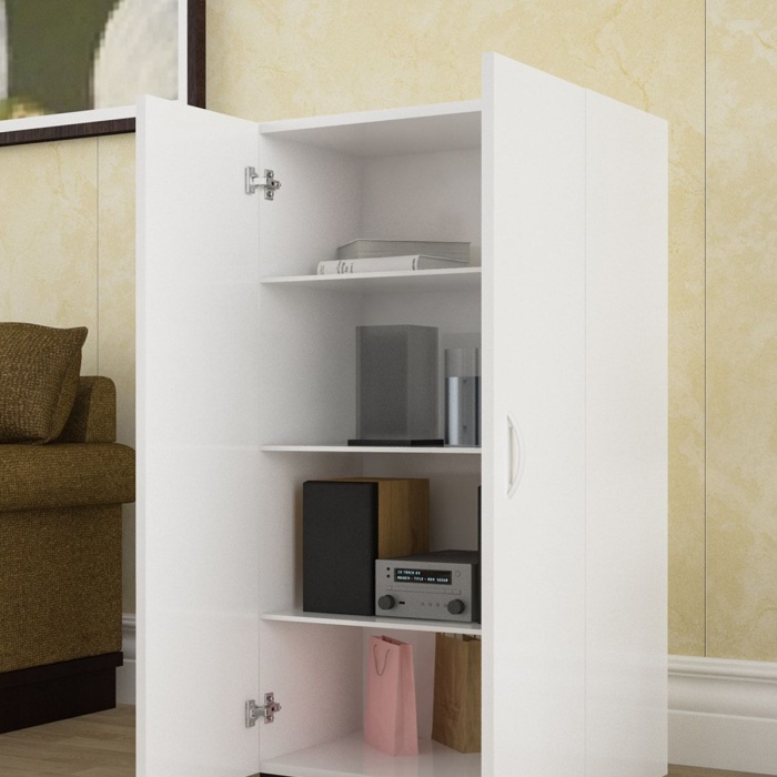 Çok Amaçlı Dolap Banyo Dolabı Bahçe Dolabı Mutfak Dolabı Ofis Dolabı Kiler Kapaklı Raflı