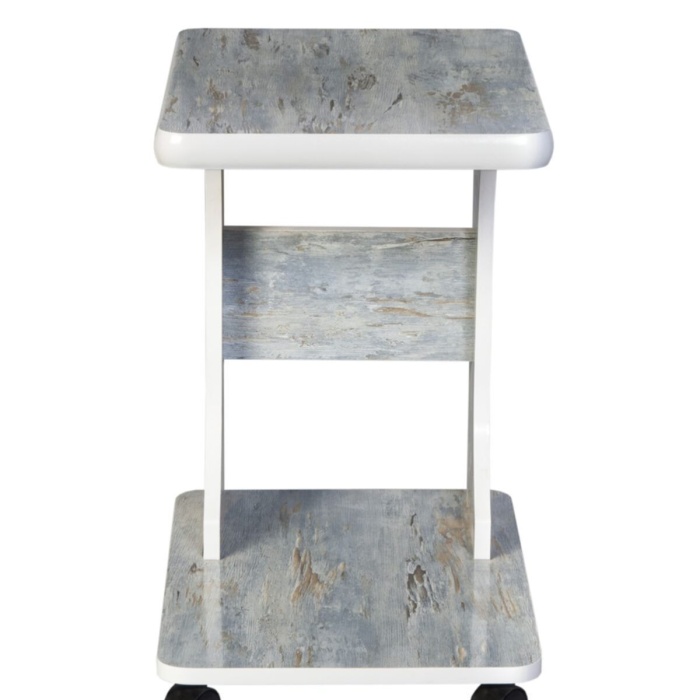 Tekerlekli C Yan Sehpa Laptop Sehpası % 100 Mdf Koltuk Yanı Sehpa