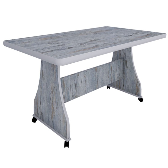 Tekerlekli %100 Mdf Masa Bahçe Masası Ofis Sehpası Orta Sehpa