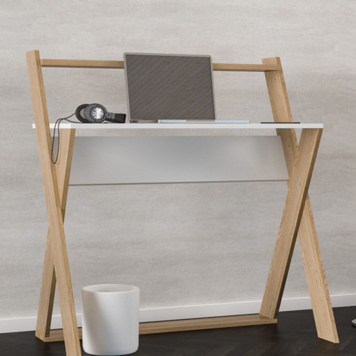 X Çalışma Masası Bilgisayar Masası Ofis Masası Bölmeli Laptop Masası