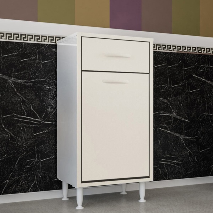 Çok Amaçlı Dolap Sepetli Kirli Çamaşır Dolabı Mutfak Dolabı Banyo Dolabı