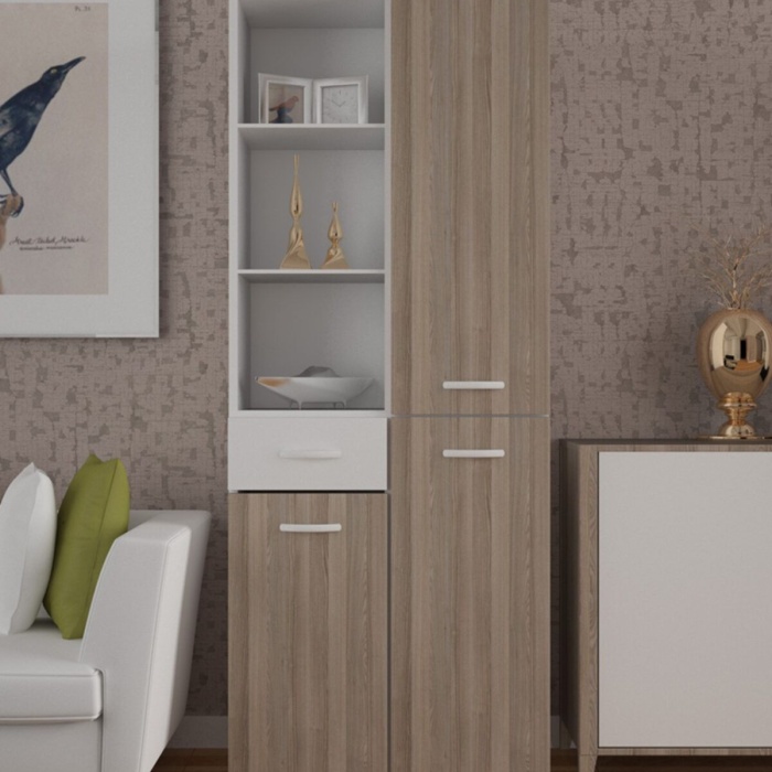 Banyo Dolabı Ofis Dolabı Çok Amaçlı Dolap Mutfak Dolabı Raflı Geniş