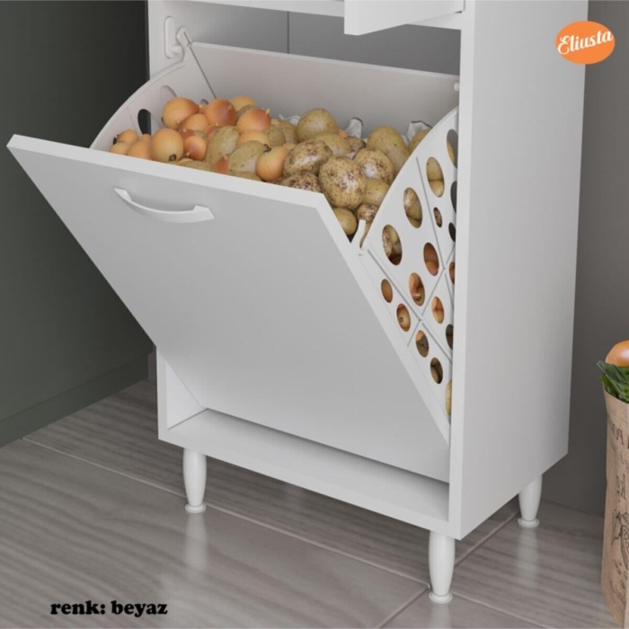 Mutfak Dolabı Kirli Çamaşır Dolabı Düşer Kapalı Banyo Dolabı Çok Amaçlı Dolap