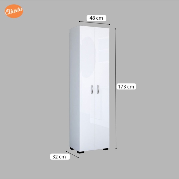 Çok Amaçlı Dolap Mutfak Dolabı Banyo Dolabı Çocuk Odası Dolabı 8 Raflı Dolap