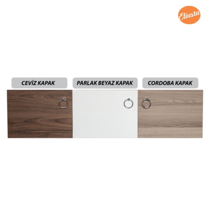 Iki Kapaklı Tv Sehpası Ofis Sehpası Tv Ünitesi