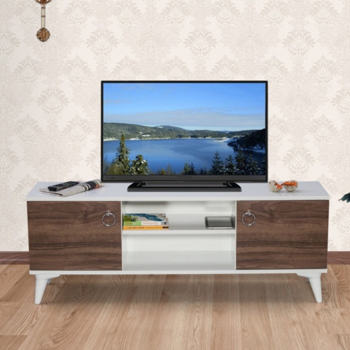 Iki Kapaklı Tv Sehpası Konsol Ofis Sehpası Tv Ünitesi