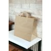 Düz Saplı Kraft Kağıt Çanta, 27x29x16cm Boyutlarında, 500 Adet