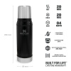Stanley Termos The Legendary Classic Bottle .75L / 25oz Matte Black Pebble