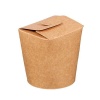 YEMEK KUTUSU DÖNER BOX KRAFT 16 OZ BASKISIZ 50 Adet