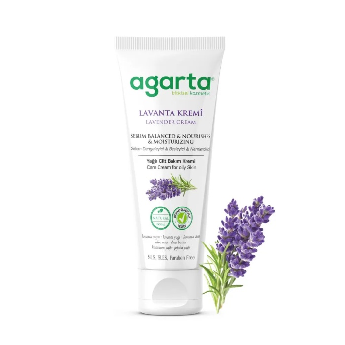 Agarta Doğal Krem Lavanta 75 ml, 6 Adet