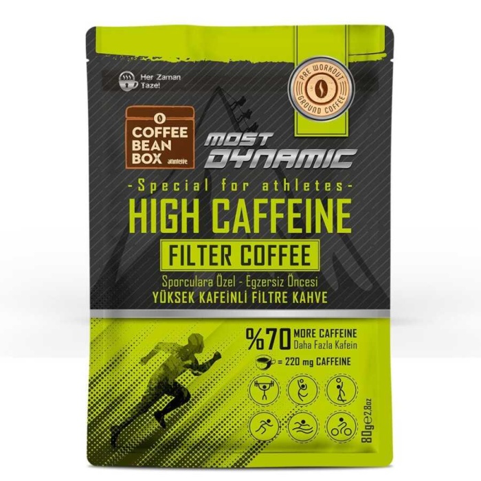 Filtre Kahve Most Dynamic Yüksek Kafeinli 80 Gr 6 Paket