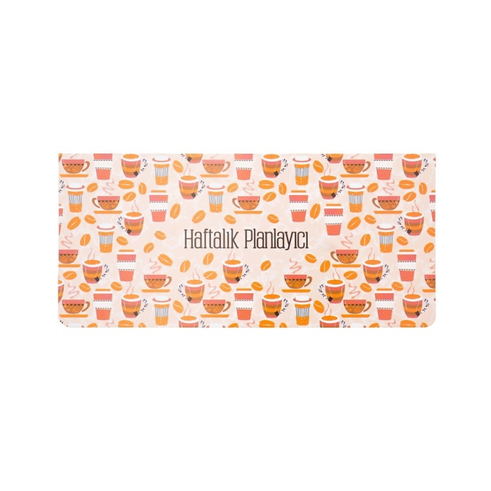 12x26 Haftalık Planner - Coffee 6 Adet