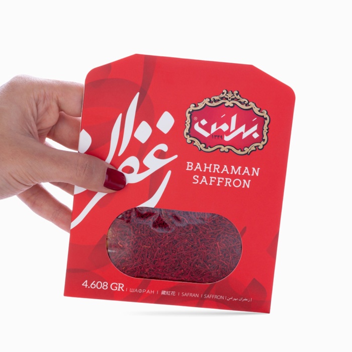 Safran İran Bahraman Saffron 4,608 gr (Orijinal İran Safranı 1. Kalite)