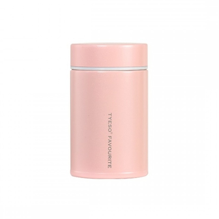 Tyeso Gourmet Anne Bebek Mama Vakumlu Termos Cep Boy 260 ML Pembe