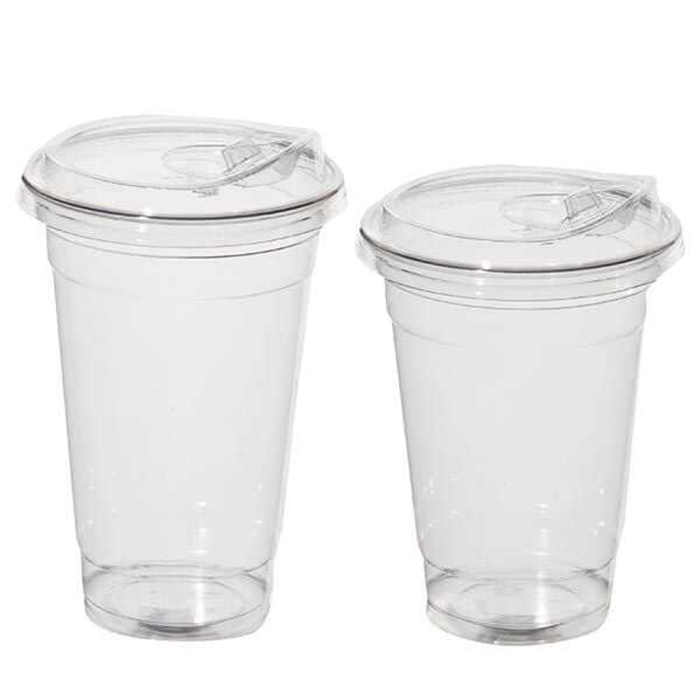 Şeffaf Pet Bardak, 400cc Hacim, 14oz, 100 Adet