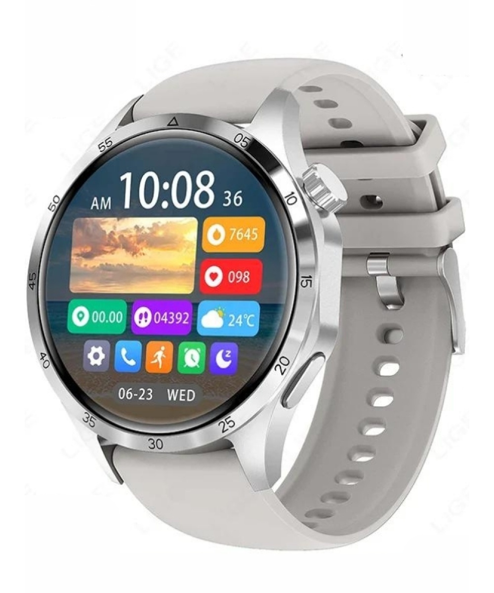 Watch GT4 Siyah Klasik Erkek 46mm Akıllı Saat Bluetooth Sesli Görüşmeli İPhone Huawei Uyumlu 8-9-10