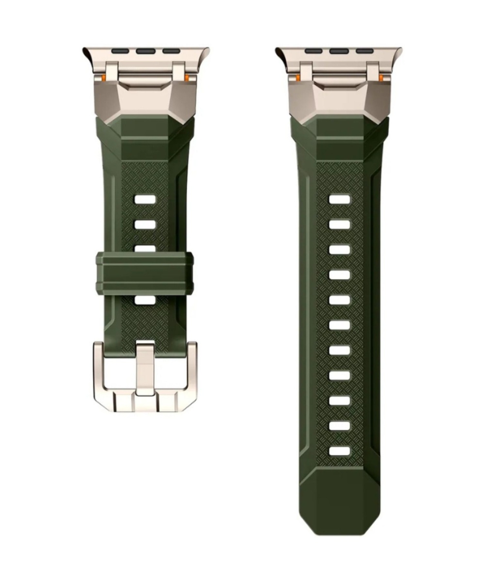 Apple Watch Uyumlu Edition Keskin Kanat Loop Silikon Kordon 7,8,9,10,SE,Ultra 42,44,45,46,49mm