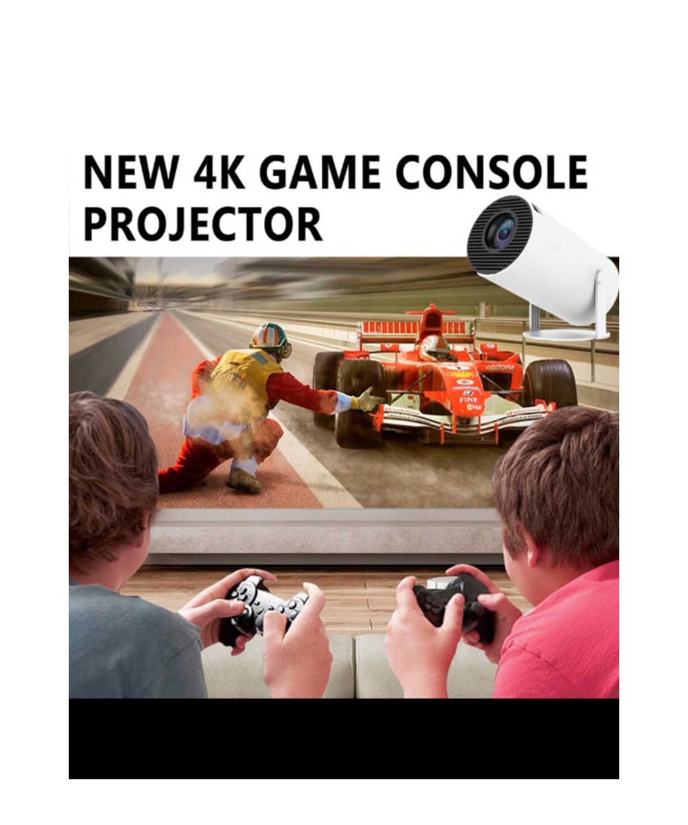 X30 Max Taşınabilir Oyunlu 4K Google TV Ev Sinema Projeksiyonu Android 11 Wifi Projektör Ve GamePad