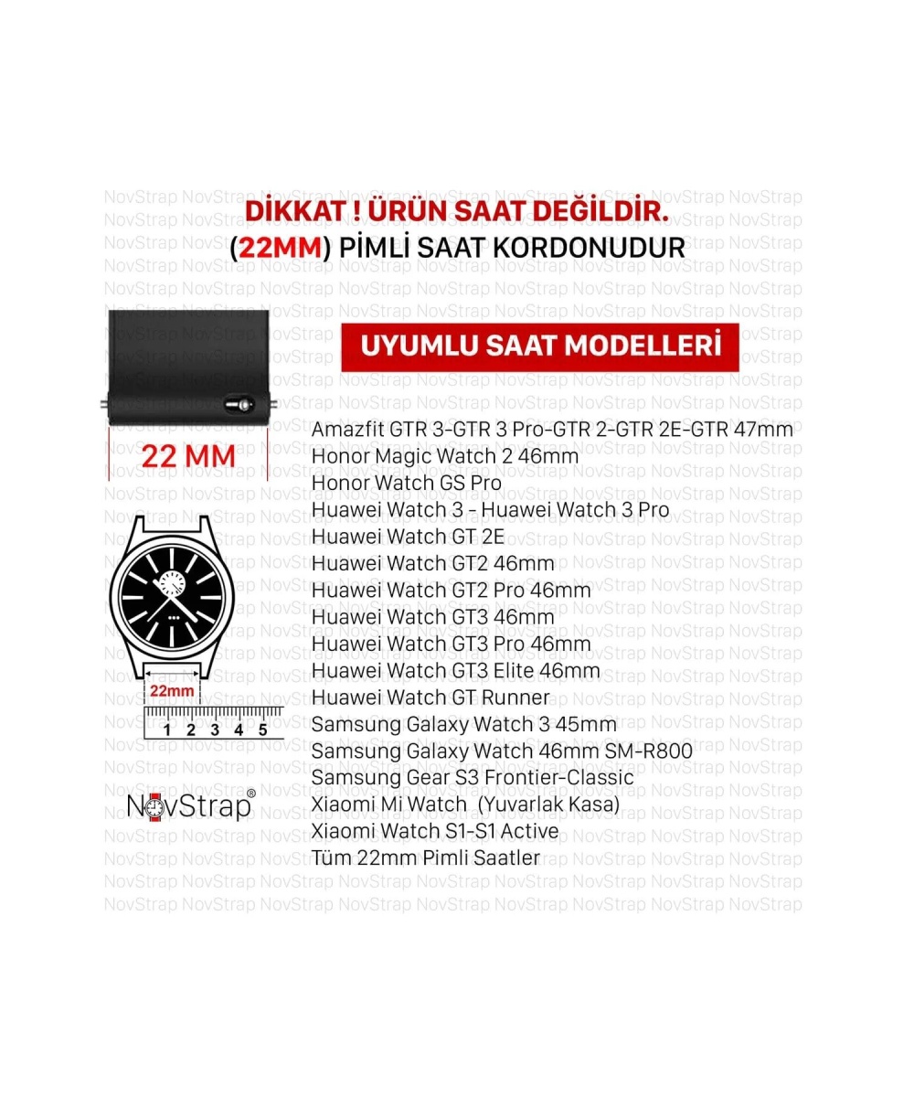 Huawei 22mm Watch Gt/gt2/gt2e/gt2 Pro/gt3/gt3 Pro/watch 3/ Paslanmaz Çelik Metal Akıllı Saat Kordon