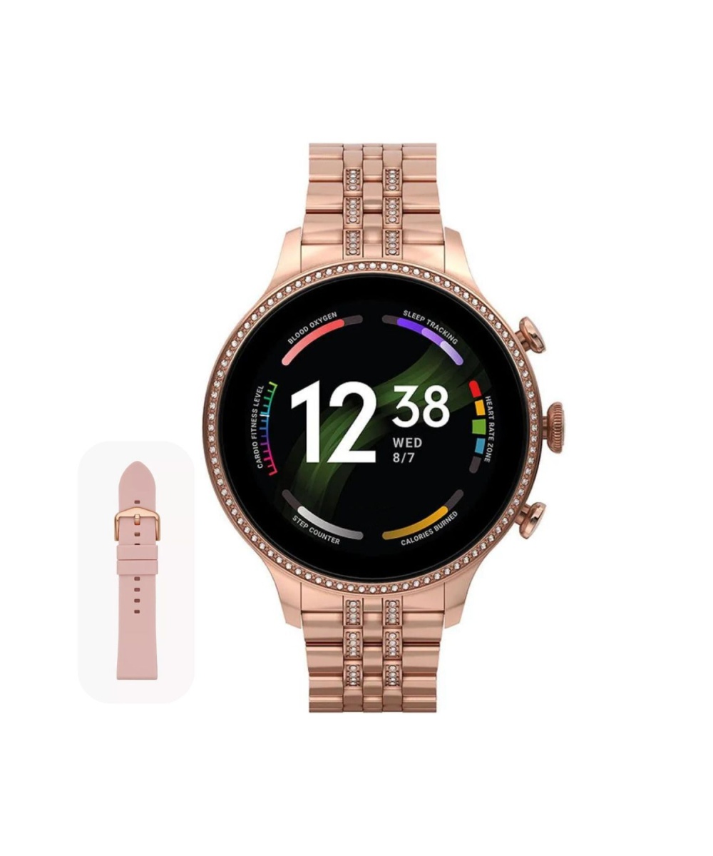 Watch Gen9 Diamonds Taşlı Gold Kadın Akıllı Saat Sesli Görüşmeli Spor,Nfc,Gps İphone Huawei Uyumlu 8