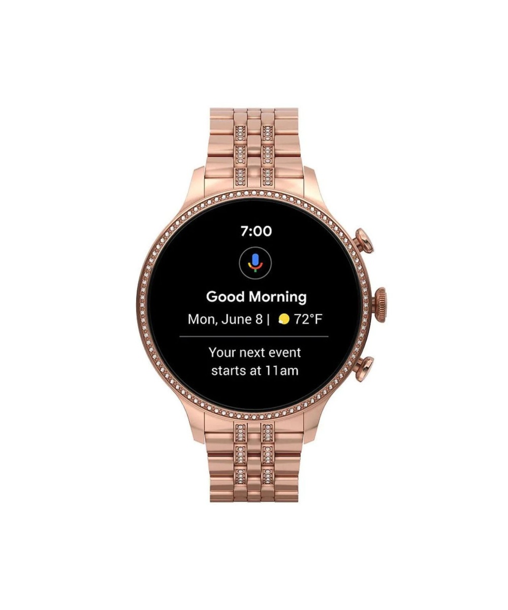Watch Gen9 Diamonds Taşlı Gold Kadın Akıllı Saat Sesli Görüşmeli Spor,Nfc,Gps İphone Huawei Uyumlu 8