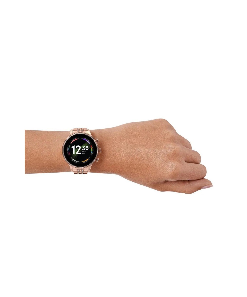 Watch Gen9 Diamonds Taşlı Gold Kadın Akıllı Saat Sesli Görüşmeli Spor,Nfc,Gps İphone Huawei Uyumlu 8