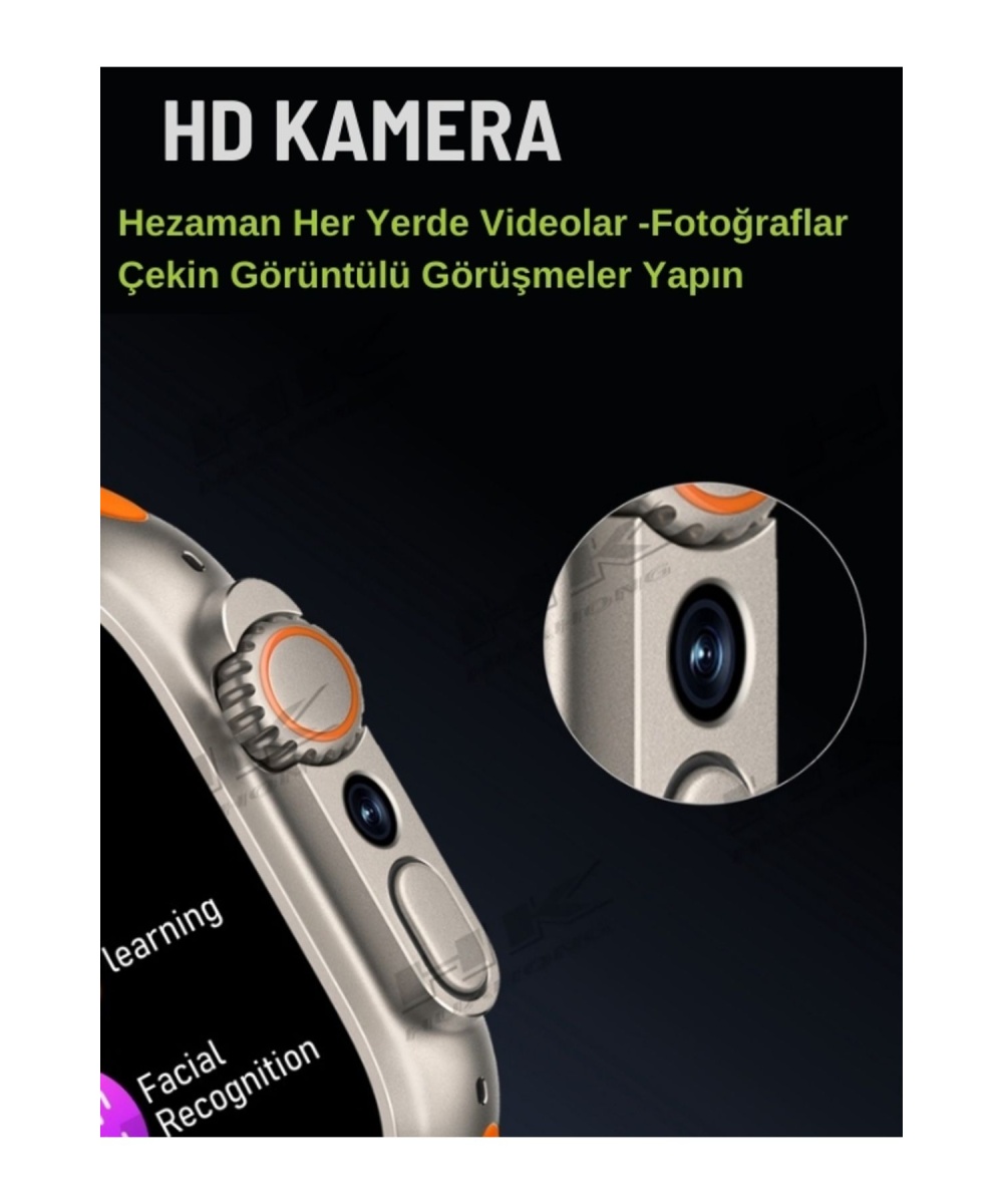 Watch Ultra Kameralı 4g Sim Kartlı 32gb Akıllı Saat Çocuk Wi-fi Googleplay Iphone Huawei Uyumlu 8-9