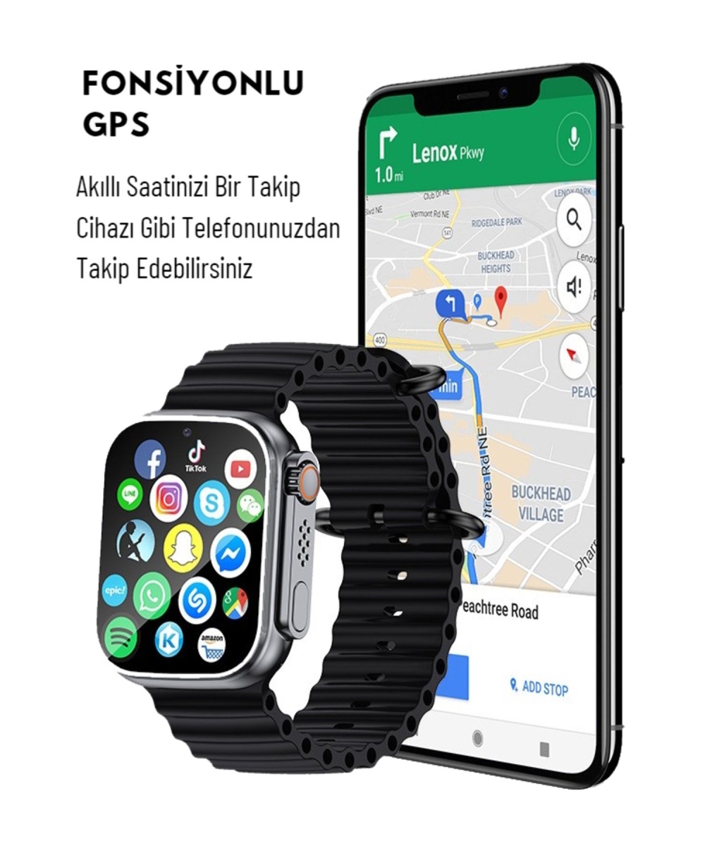 Watch Ultra Kameralı 4g Sim Kartlı 32gb Akıllı Saat Çocuk Wi-fi Googleplay Iphone Huawei Uyumlu 8-9