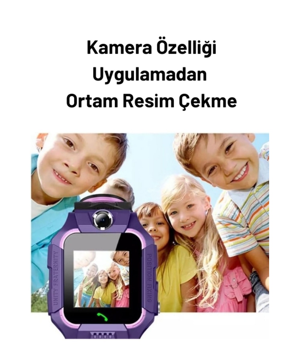 Watch GPS Sim Kartlı Akıllı Çocuk Takip Saati Konum Takibi ,Acil Sos Arama,Kameralı Akıllı Saat  8-9