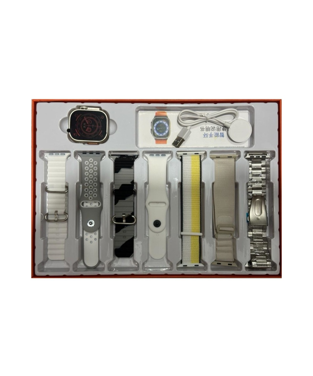 Watch 8 Ultra 7 Kordonlu 49mm Tam Ekran Sesli Arama Akıllı Saat Huawei İphone Xiaomi Samsung Uyumlu