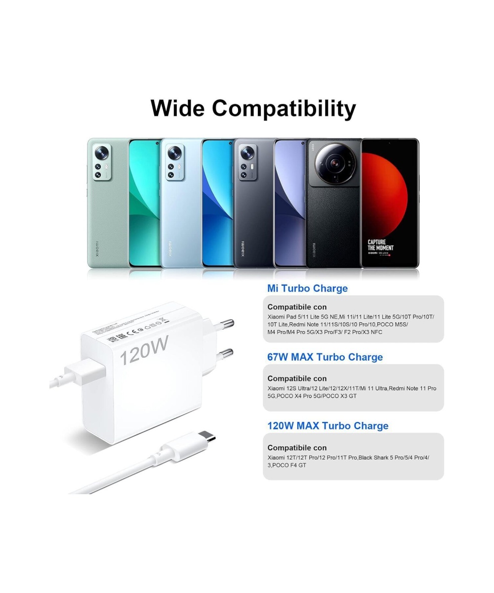 FOX 120W Turbo Type C Qualcomm Telefon Hızlı Şarj Cihazı Aleti 6a Kablo/adaptör Seti Xiaomi Redmi Uyumlu