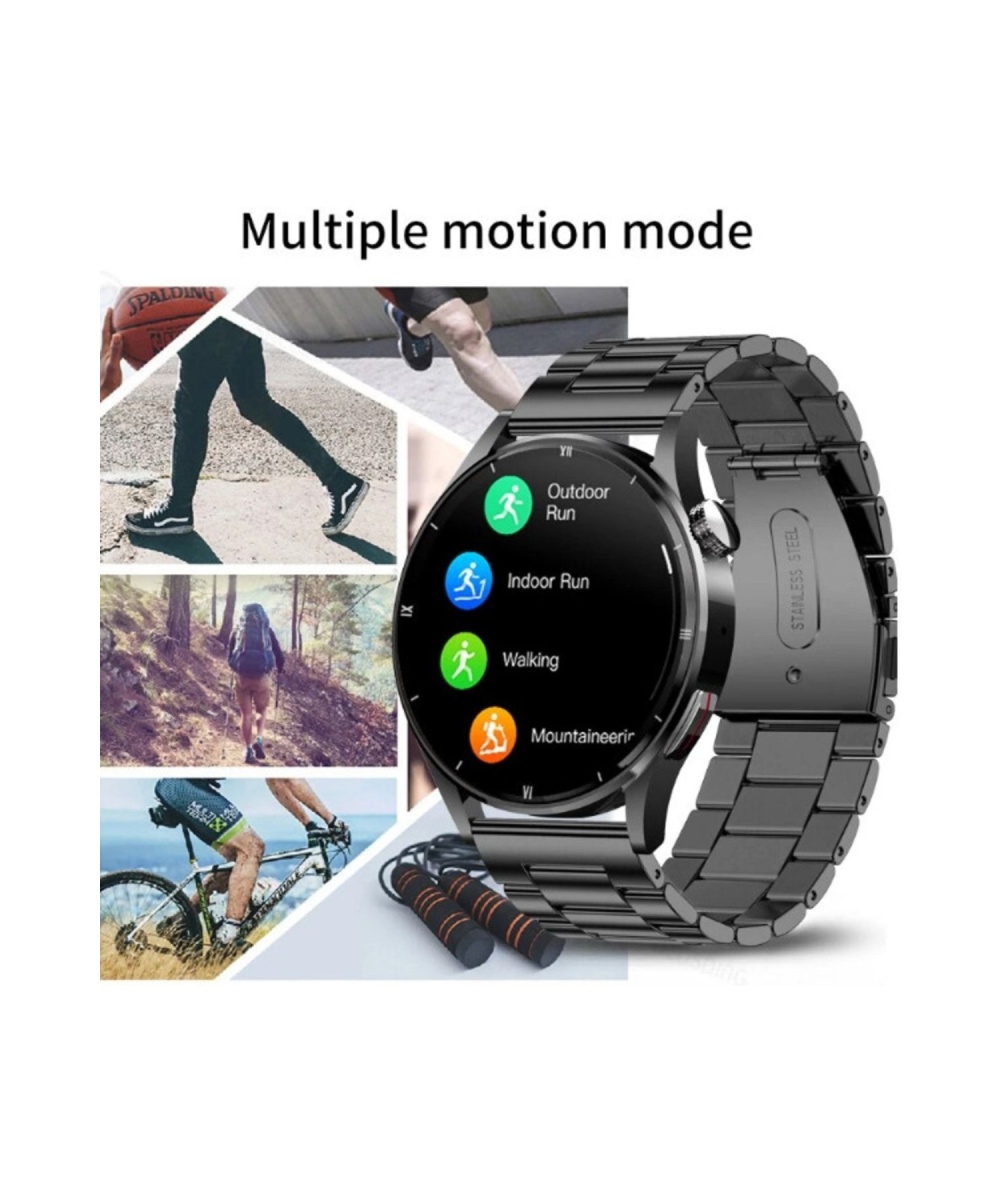 Smart Watch 8 Amoled Yuvarlak Kasa Siyah Akıllı Saat Özellikli Huawei Iphone Samsung Xiaomi Uyumlu