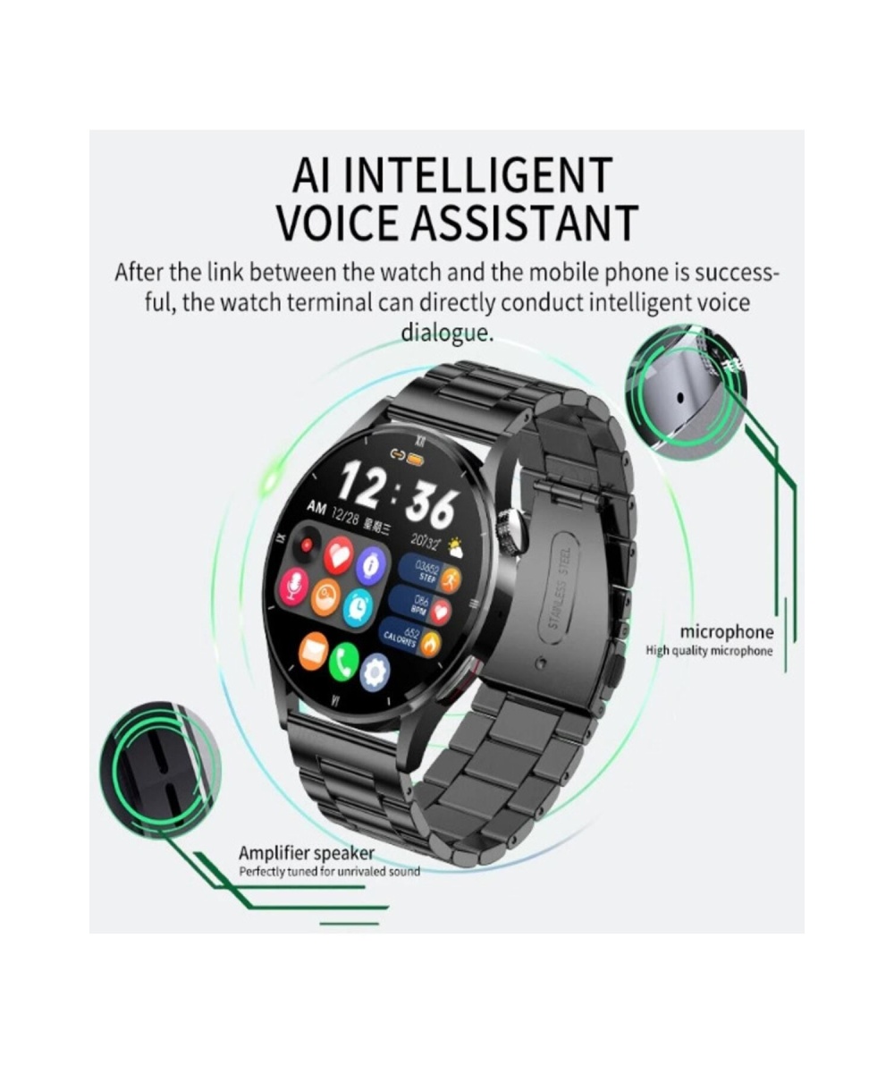 Smart Watch 8 Gps Amoled Ekran Yuvarlak Kasa Erkek Akıllı Saat Huawei Iphone Samsung Xiaomi Uyumlu